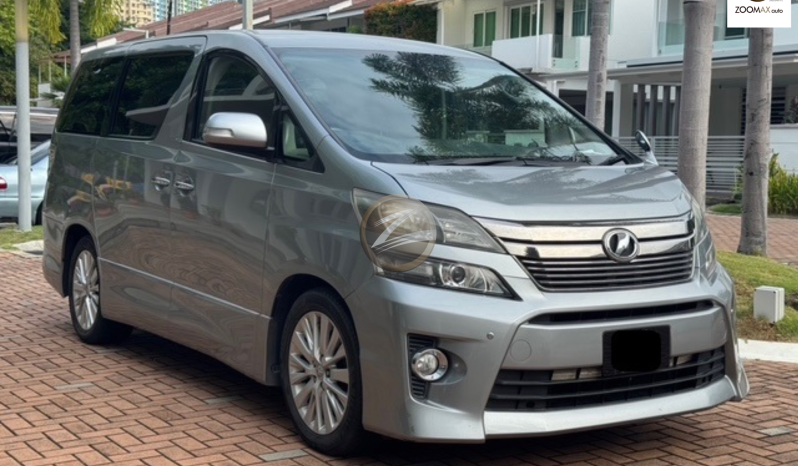 
								2012 Toyota Vellfire 2.4 (A) Z G-EDITION FACELIFT full									